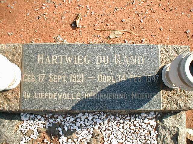 RAND Hartwieg, du 1921-1947