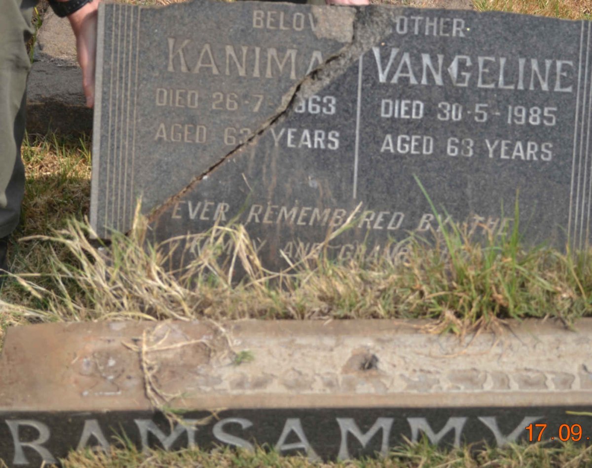 RAMSAMMY Kanima -1963 :: RAMSAMMY Vangeline -1985