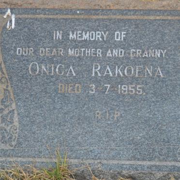 RAKOENA Onica -1955