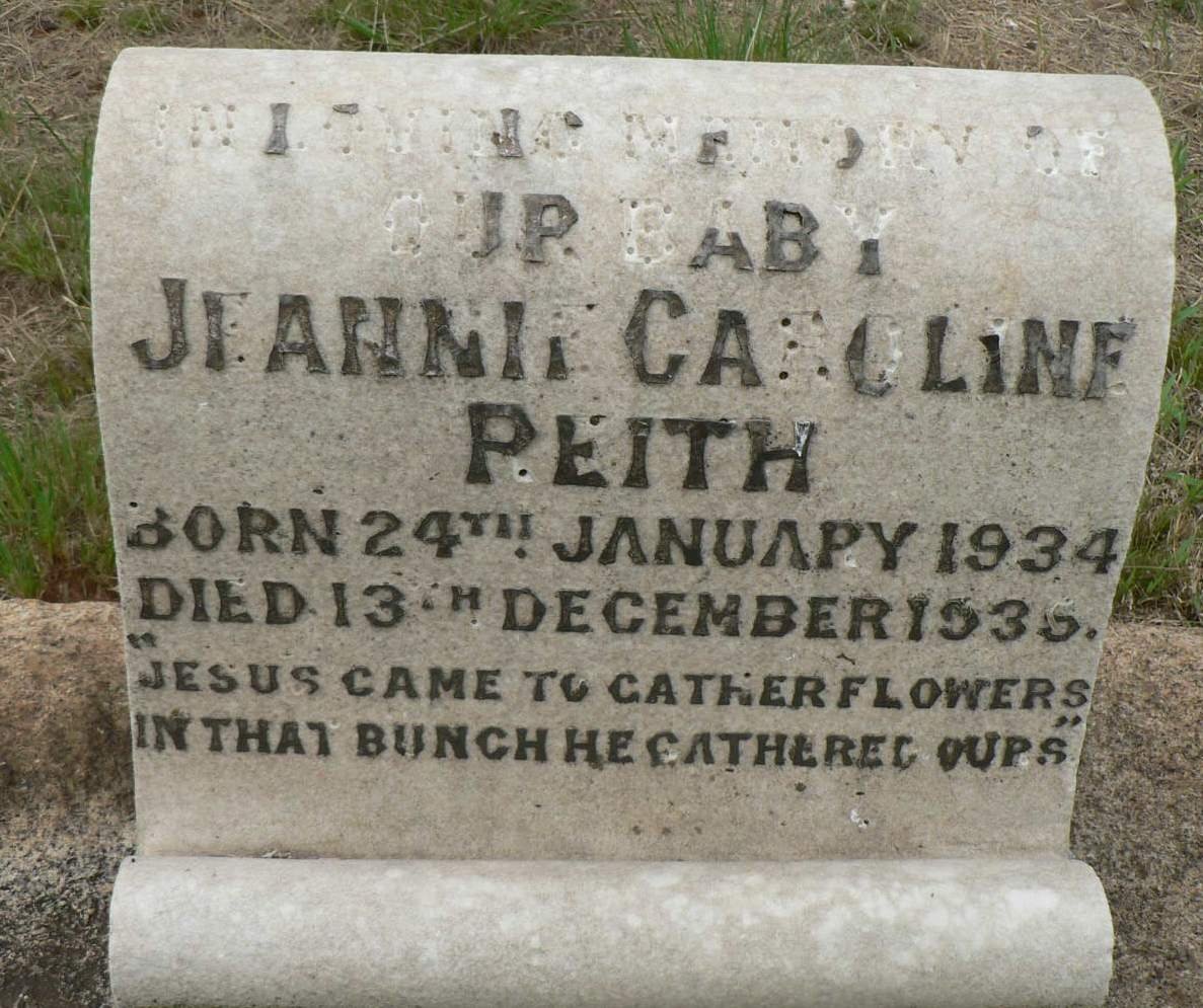 REITH Jeannie Caroline 1934-1935