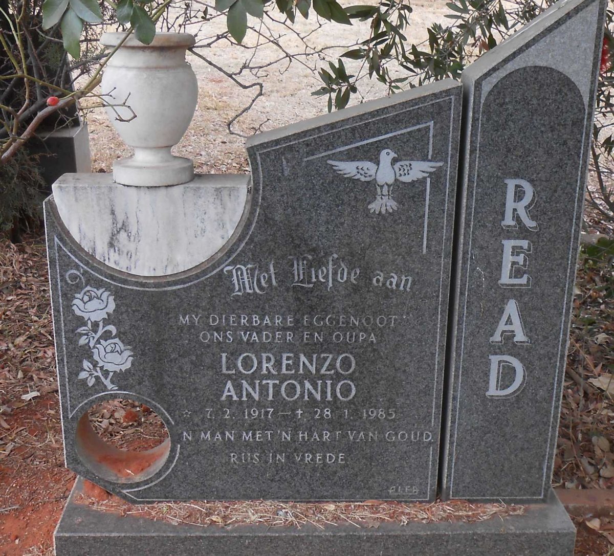 READ Lorenzo Antonio 1917-1985