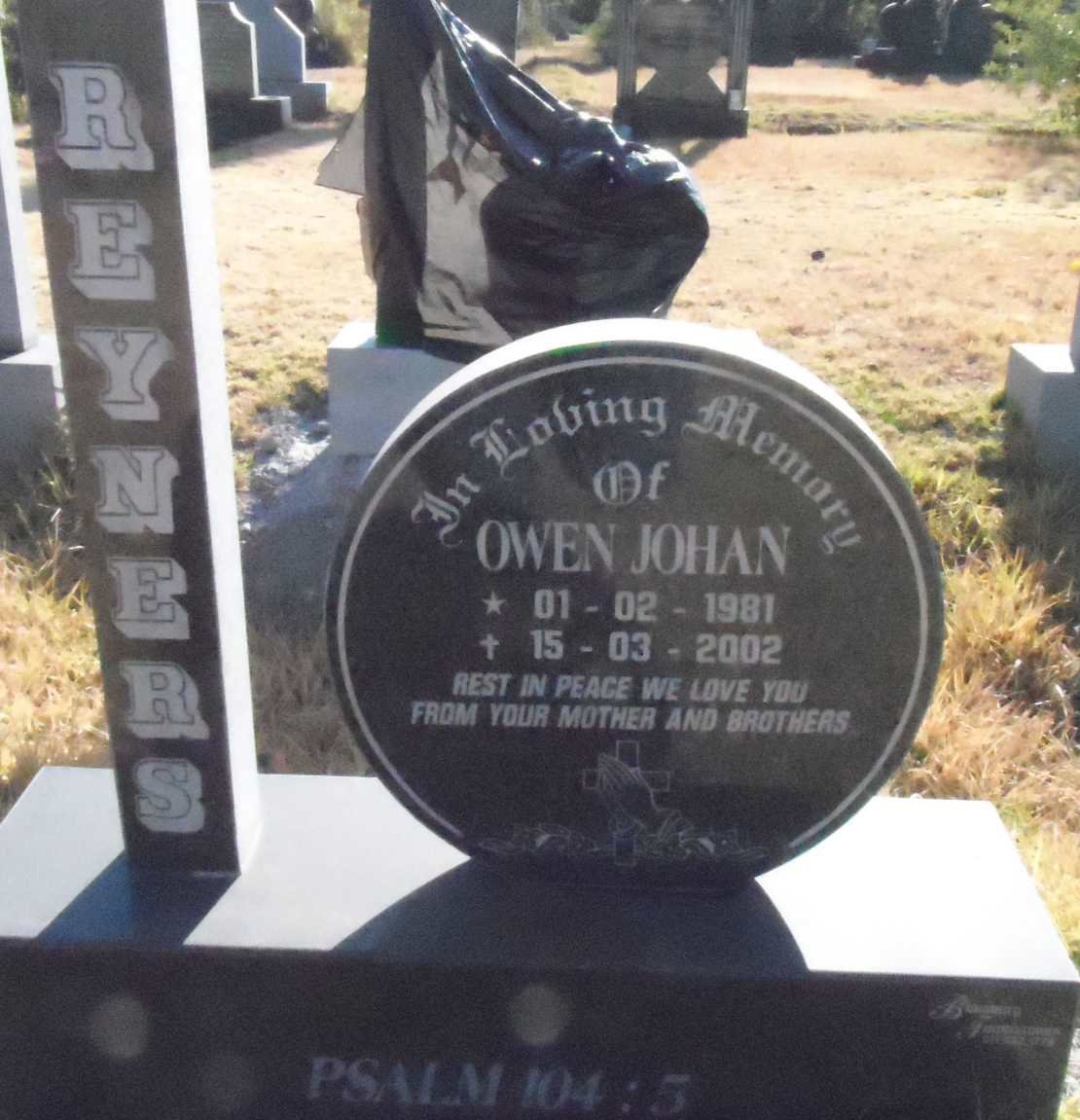 REYNERS Owen Johan 1981-2002