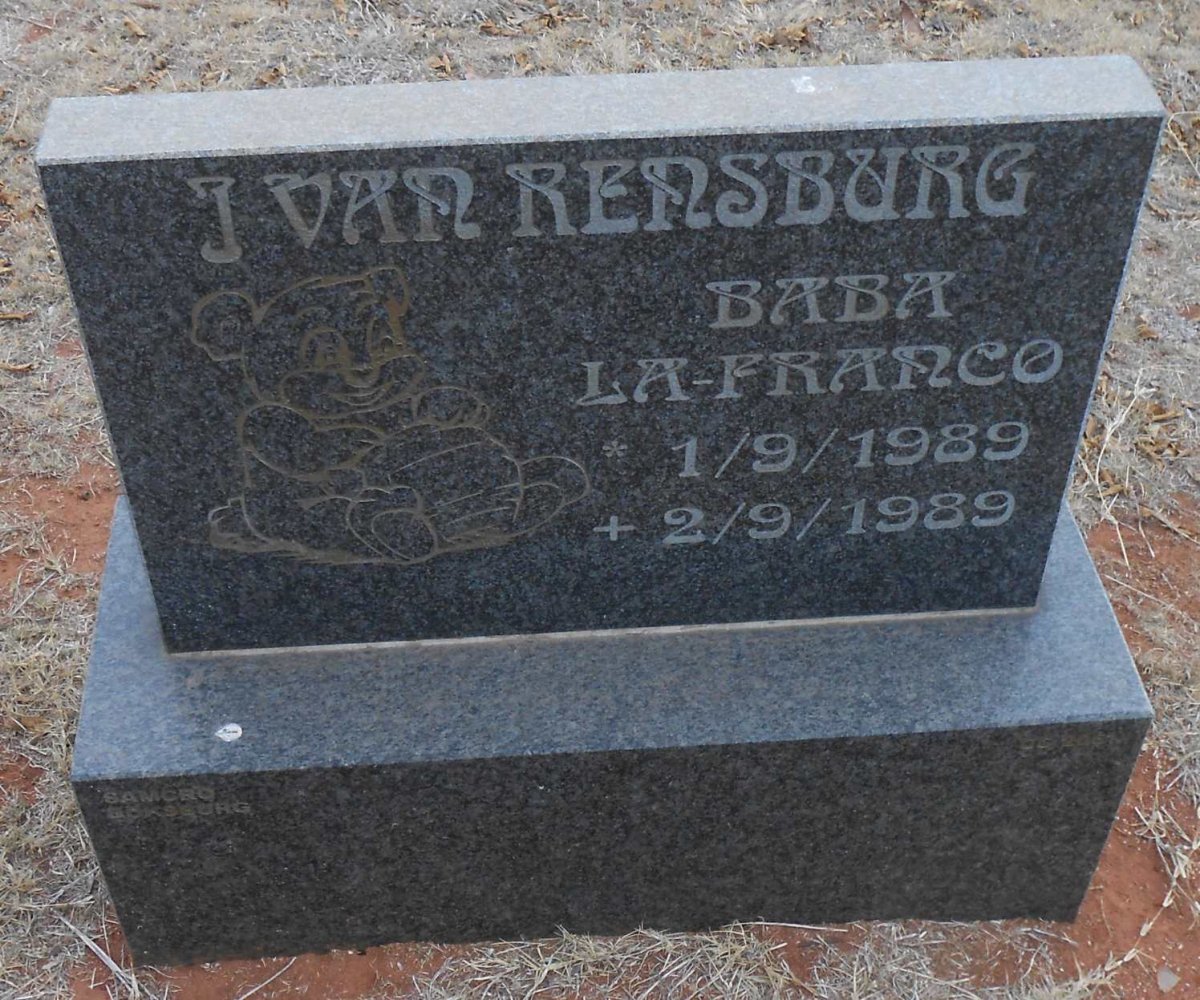 RENSBURG La-Franco, J. van 1989-1989