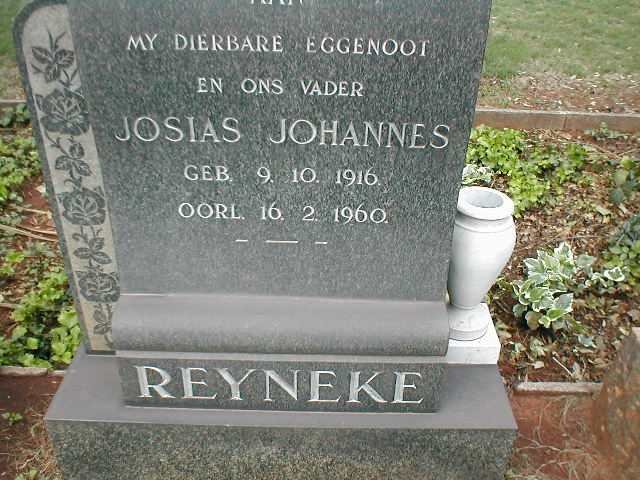 REYNEKE Josias Johannes 1916-1960