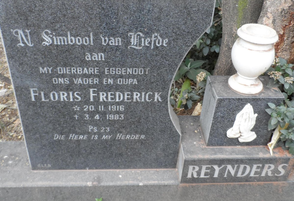 REYNDERS Floris Frederick 1916-1983