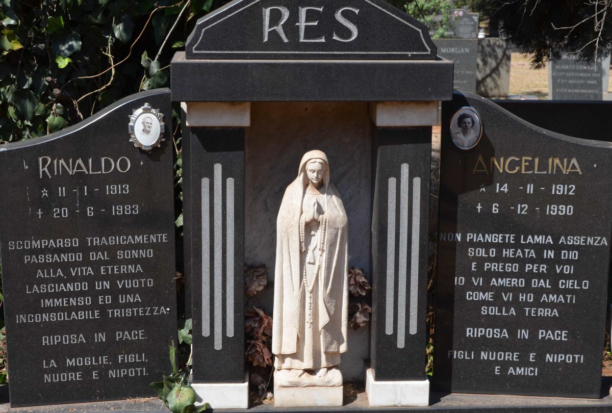 RES Rinaldo 1913-1983 &amp; Angelina 1912-1990