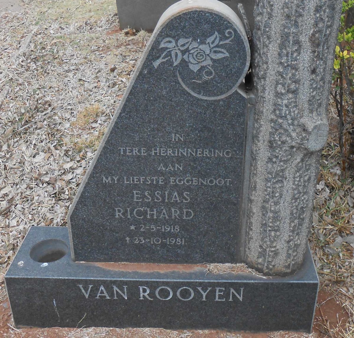 ROOYEN Essias Richard, van 1918-1981