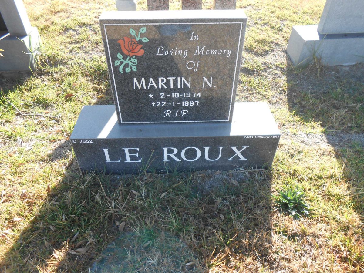ROUX Martin N., le 1974-1997