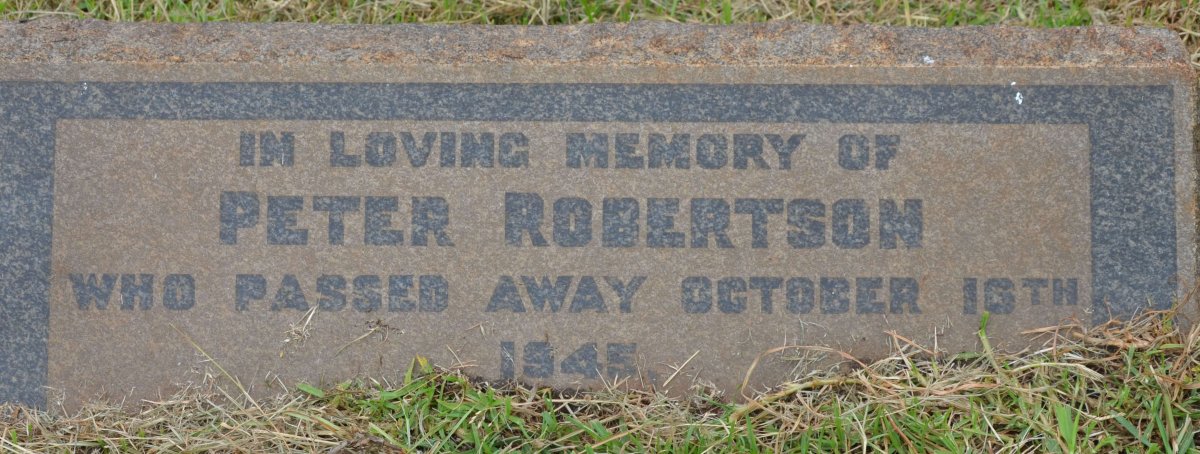 ROBERTSON Peter -1945