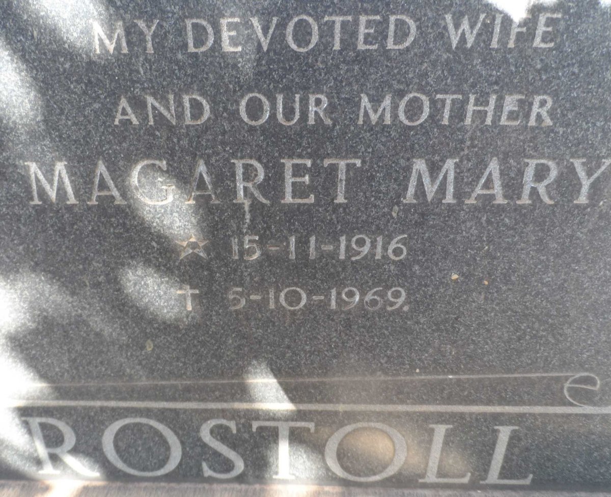 ROSTOLL Margaret Mary 1916-1969
