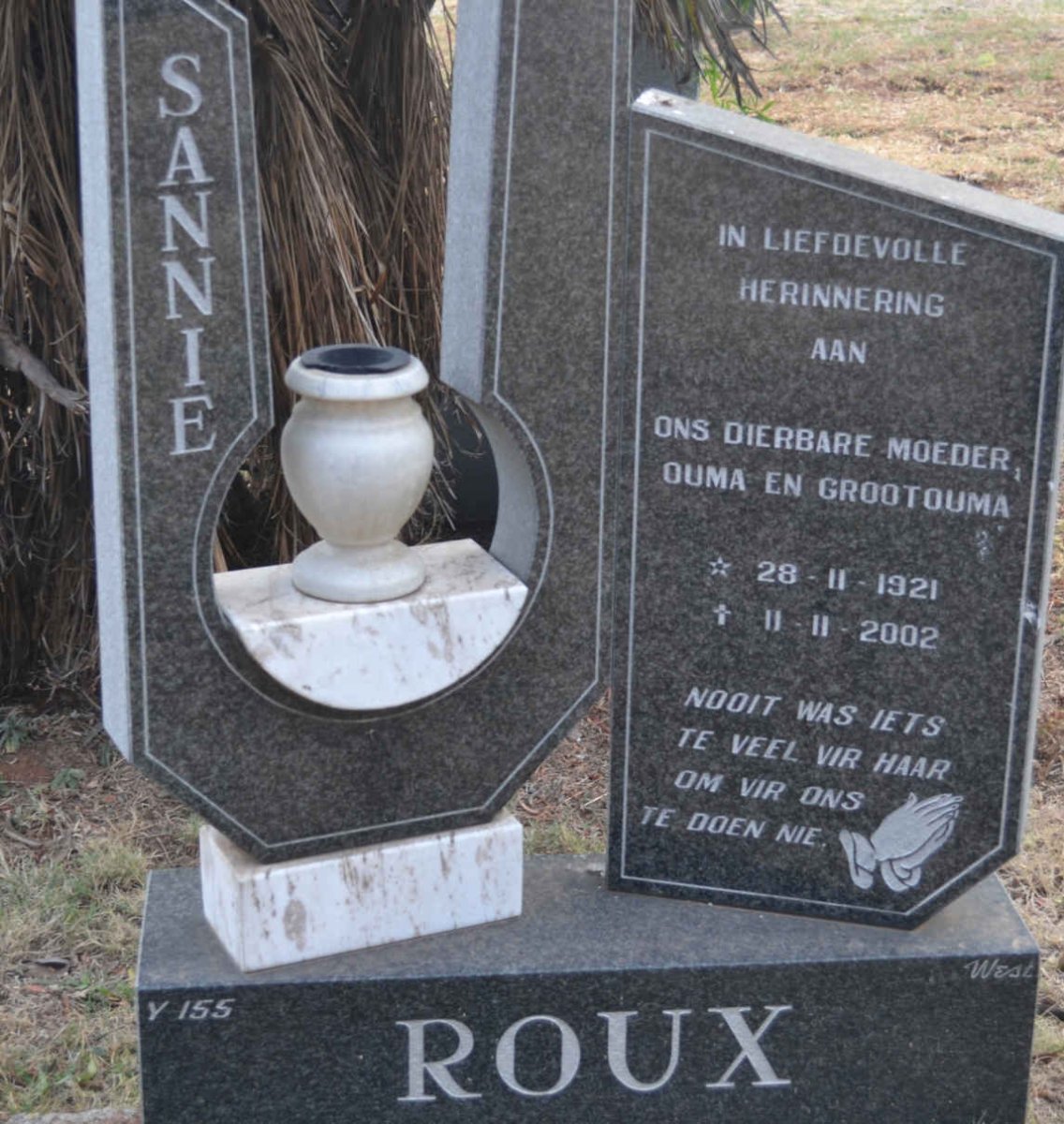 ROUX Sannie 1921-2002