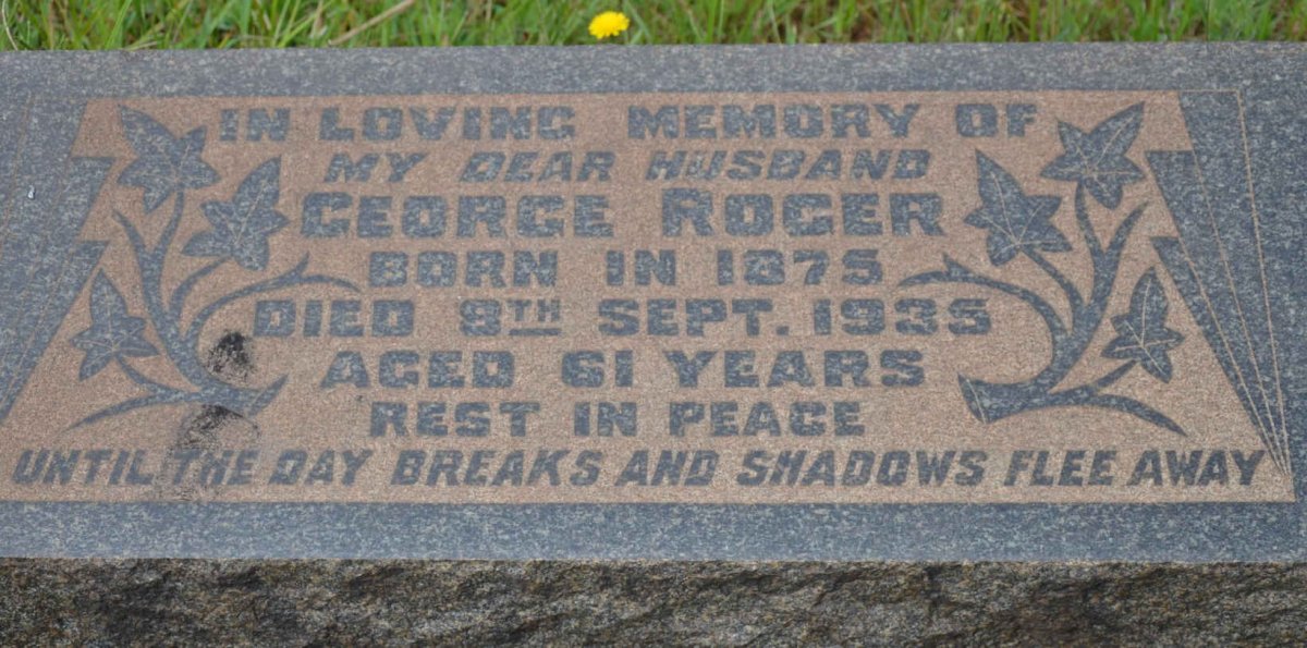 ROGER George 1875-1935