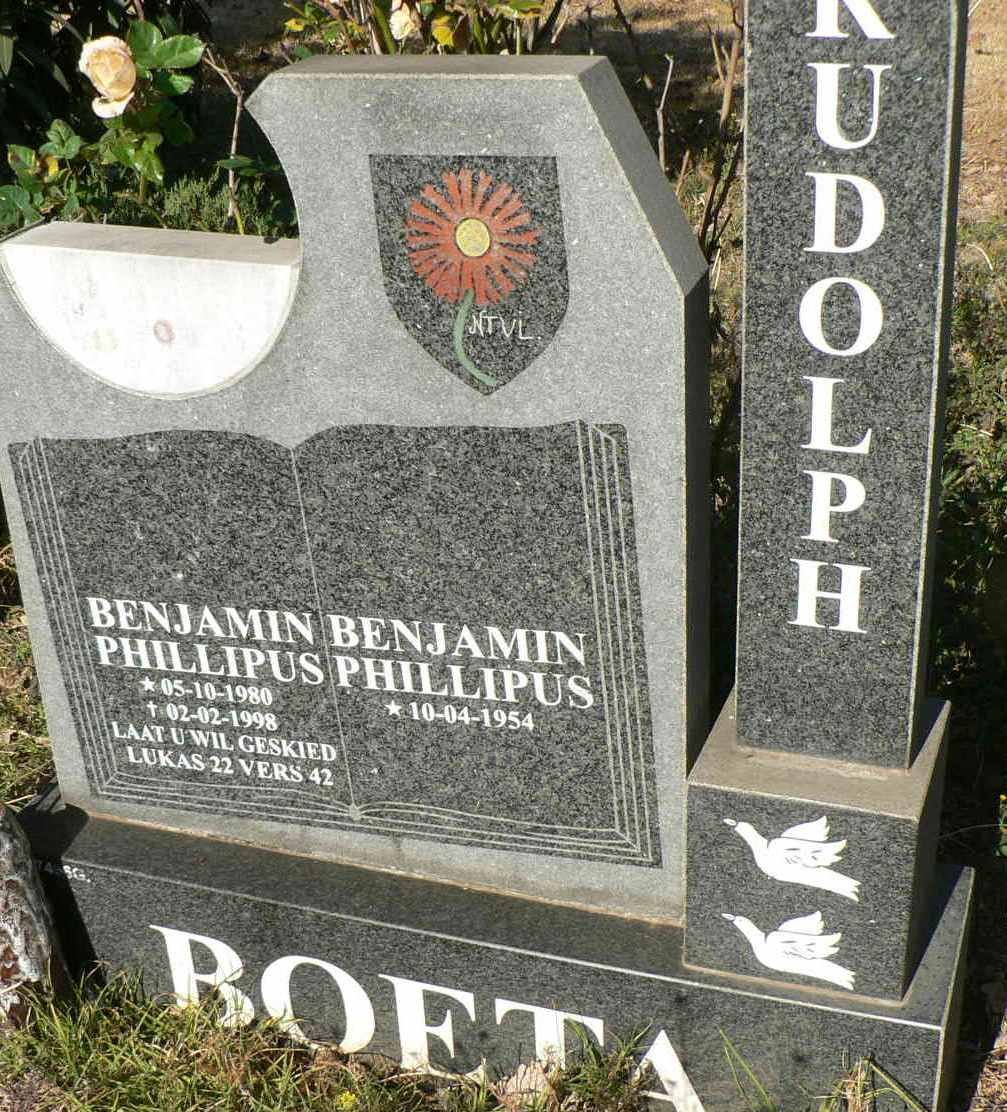 RUDOLPH Benjamin Phillipus 1954- :: RUDOLPH Benjamin Phillipus 1980-1995