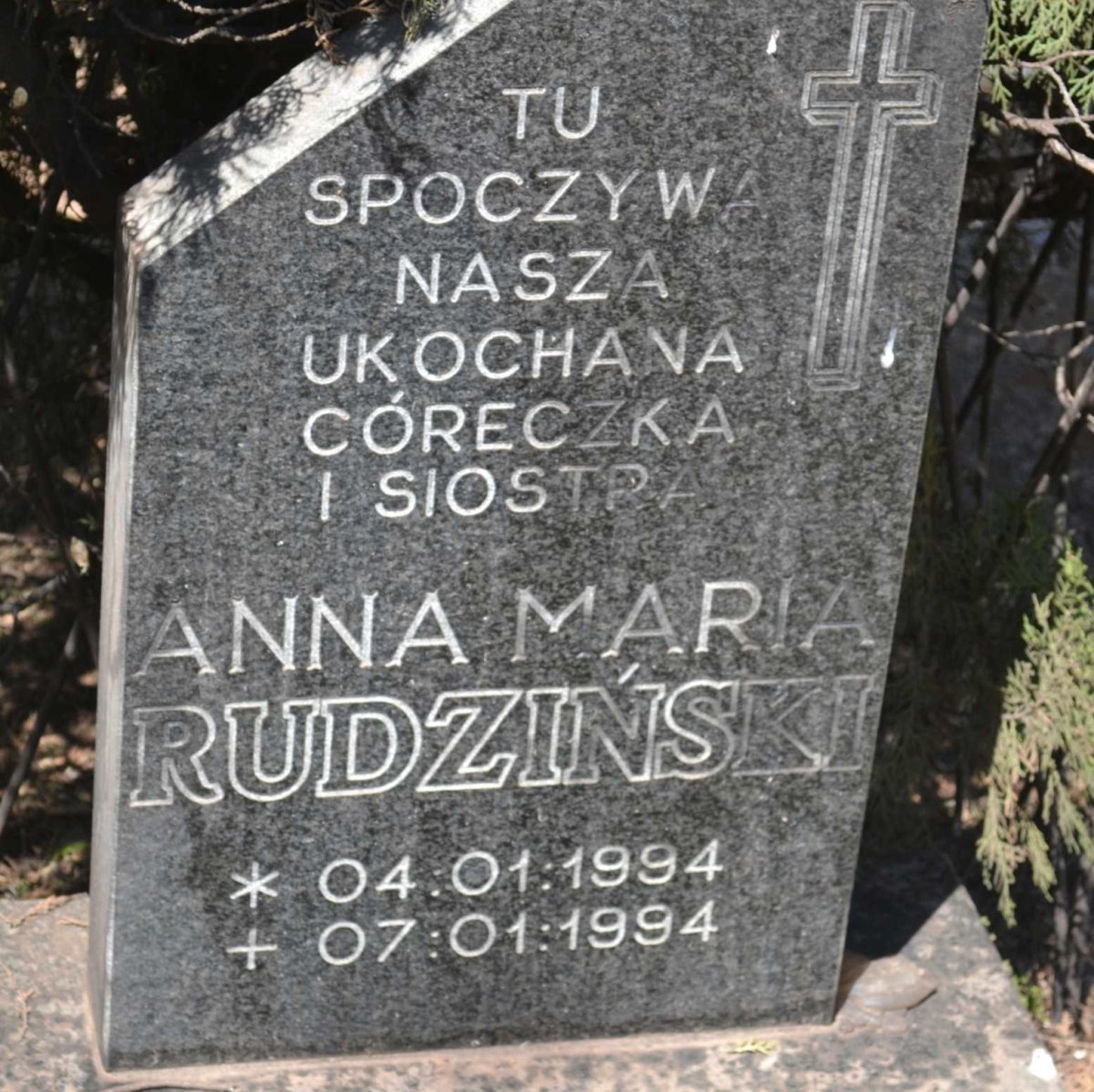 RUDZINSKI Anna Maria 1994-1994