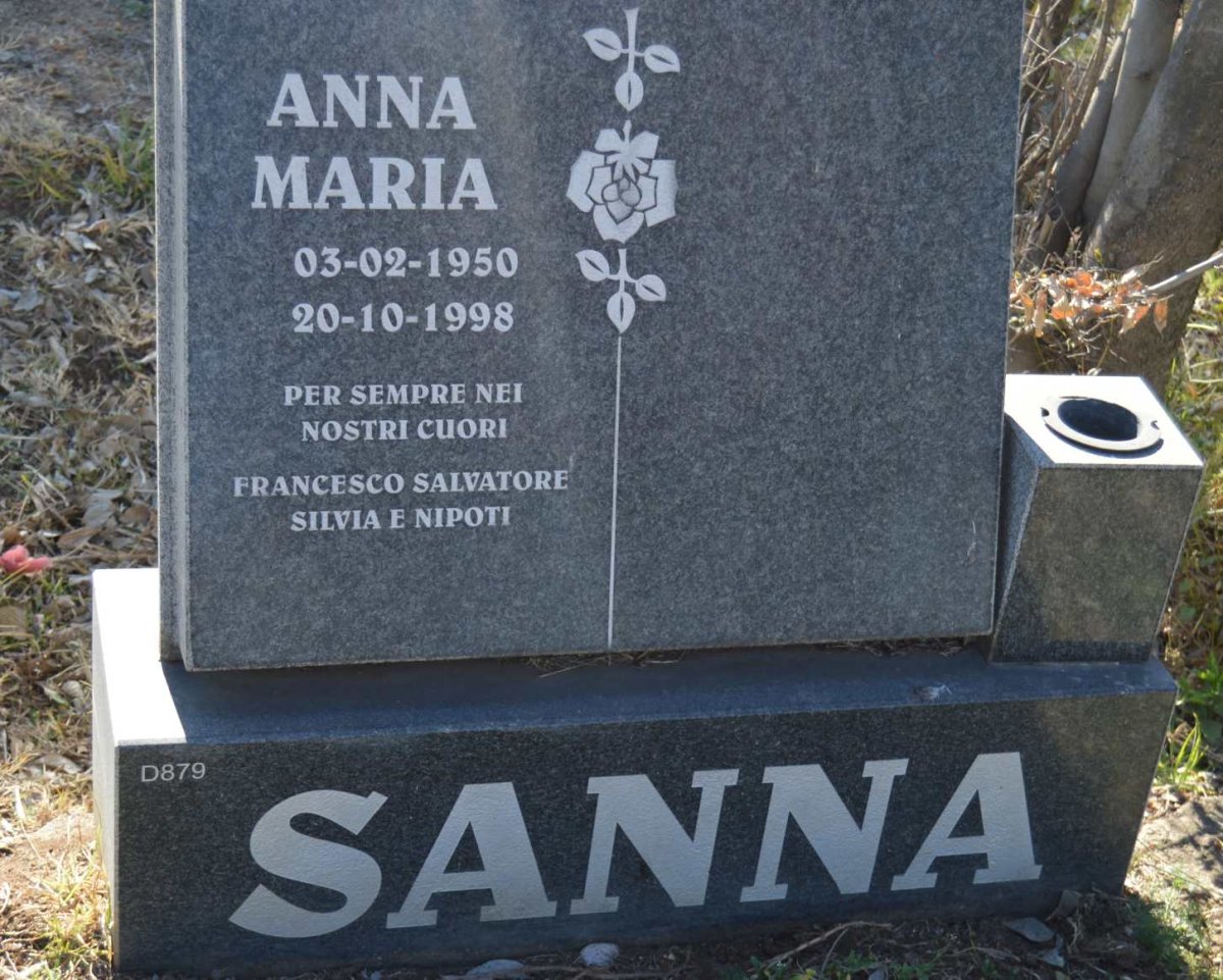 SANNA Anna Maria 1950-1998