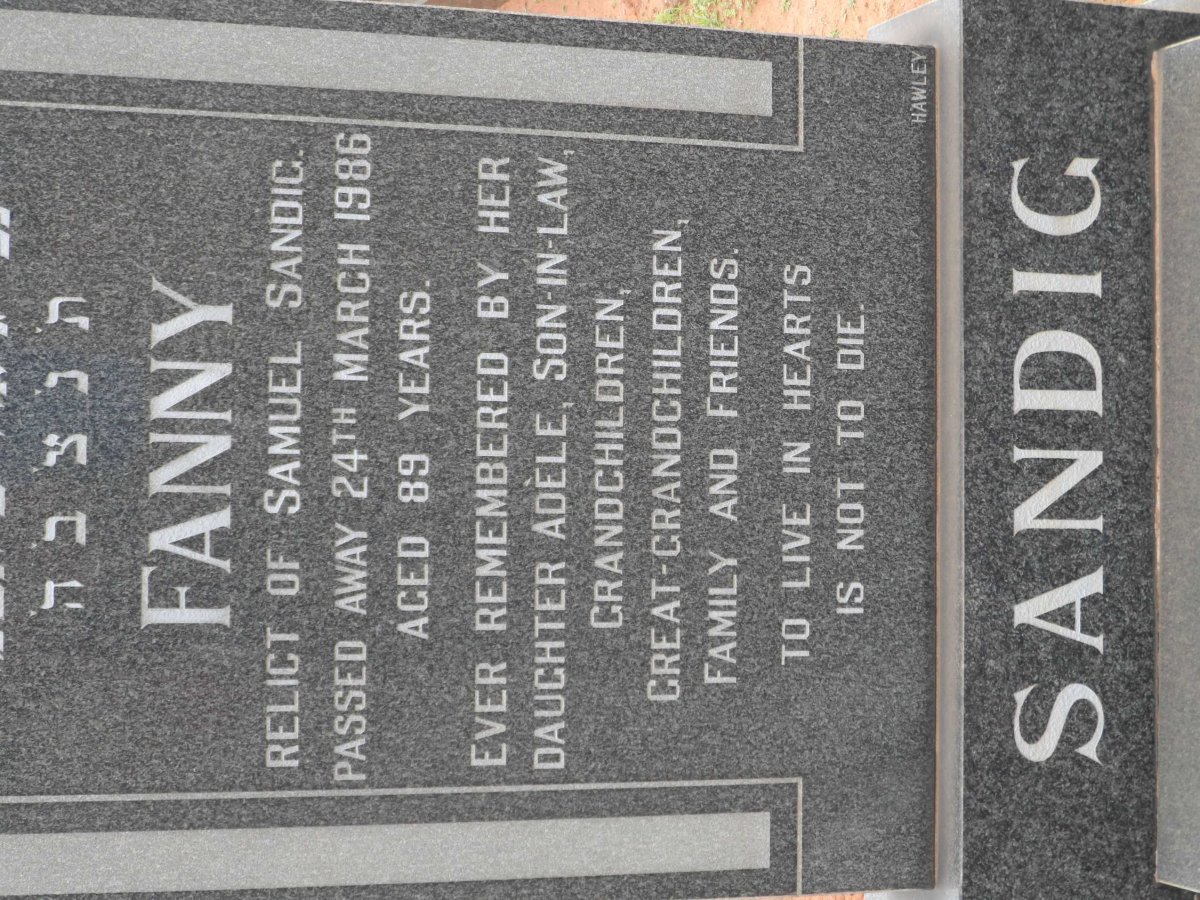 SANDIG Fanny -1986