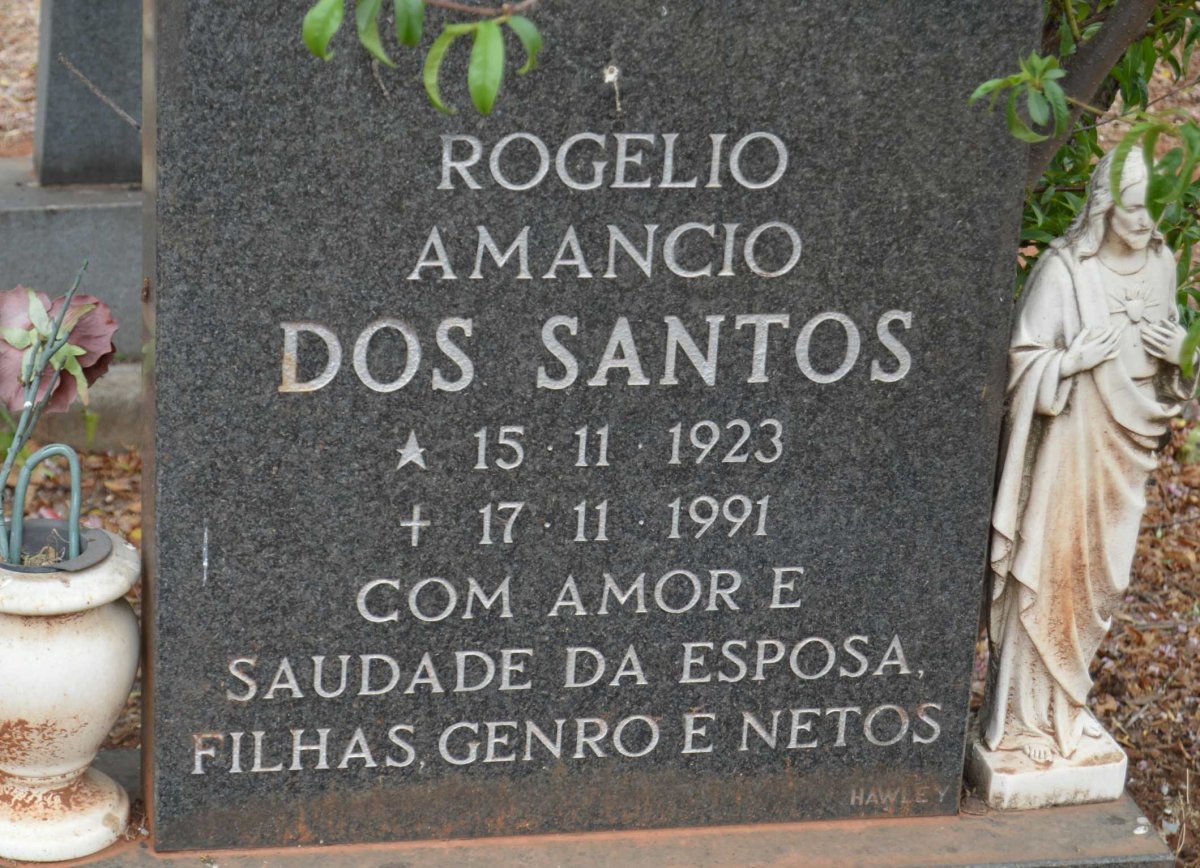 SANTOS Rogelio Amancio, dos 1923-1991