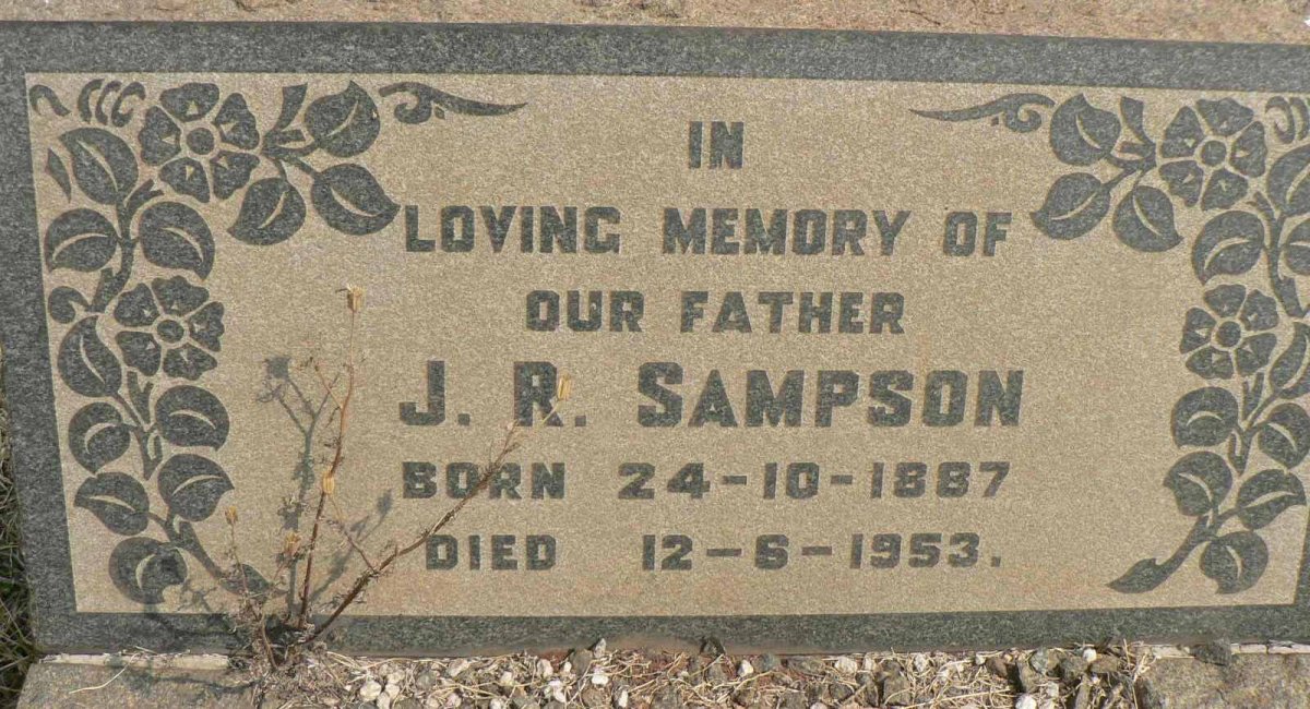 SAMPSON  J.R. 1887-1953