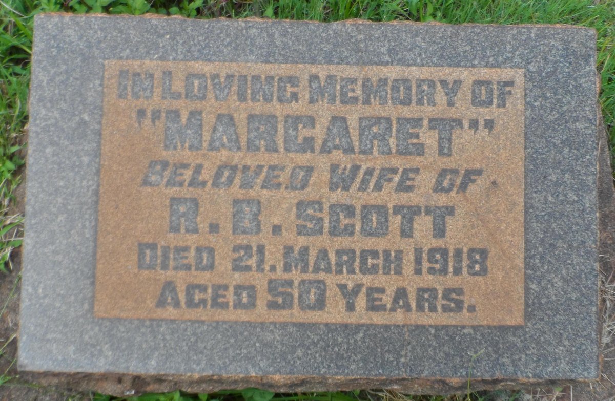 SCOTT Margaret -1918