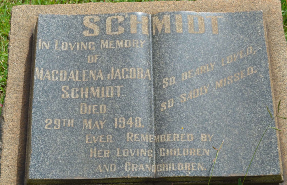 SCHMIDT Magdalena Jacoba -1948