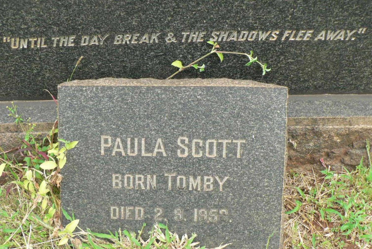SCOTT Paula nee TOMBY -1953