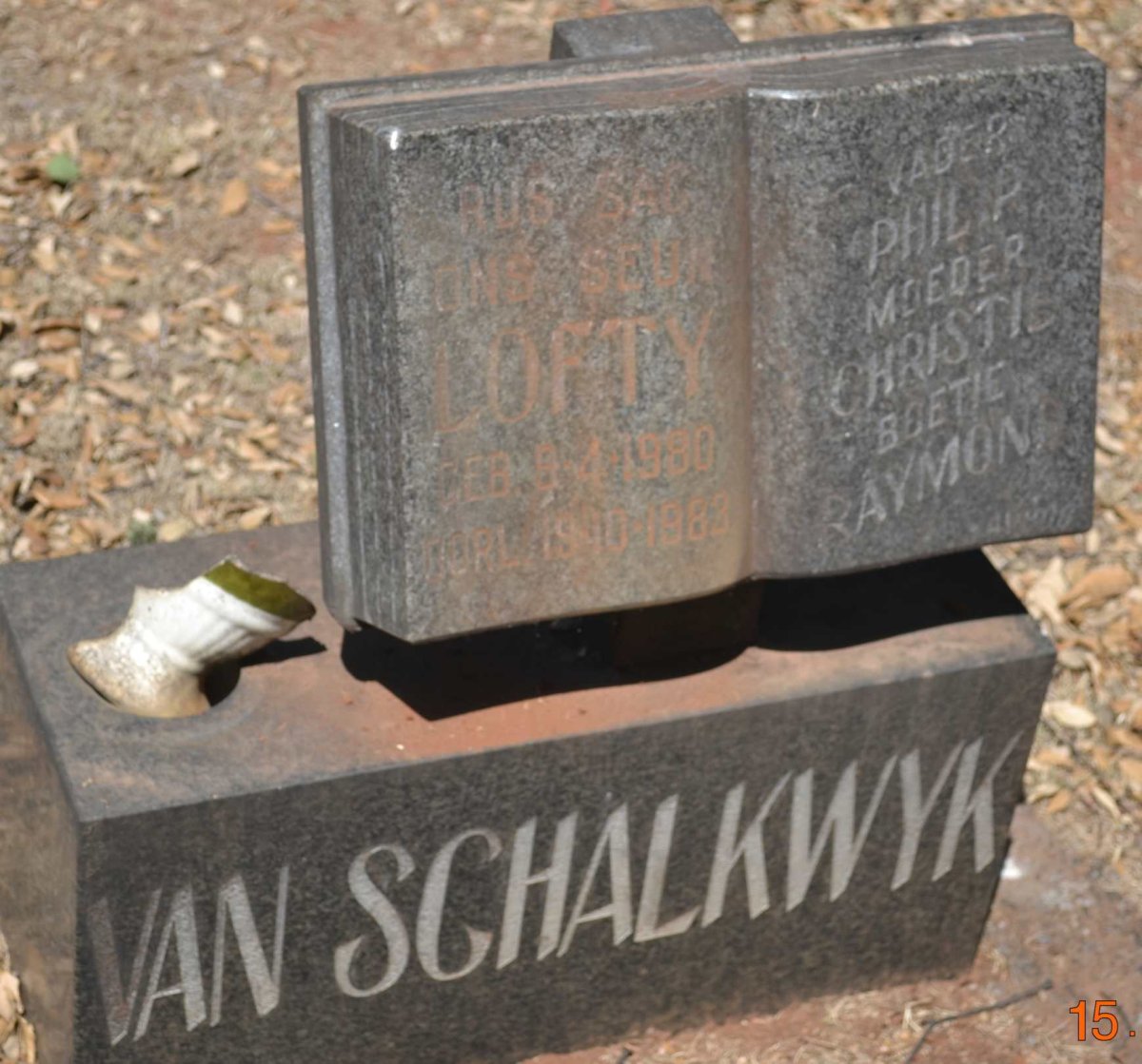 SCHALKWYK Lofty, van 1980-1983