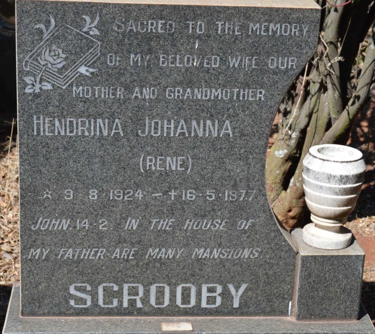 SCROOBY Hendrina Johanna 1924-1977