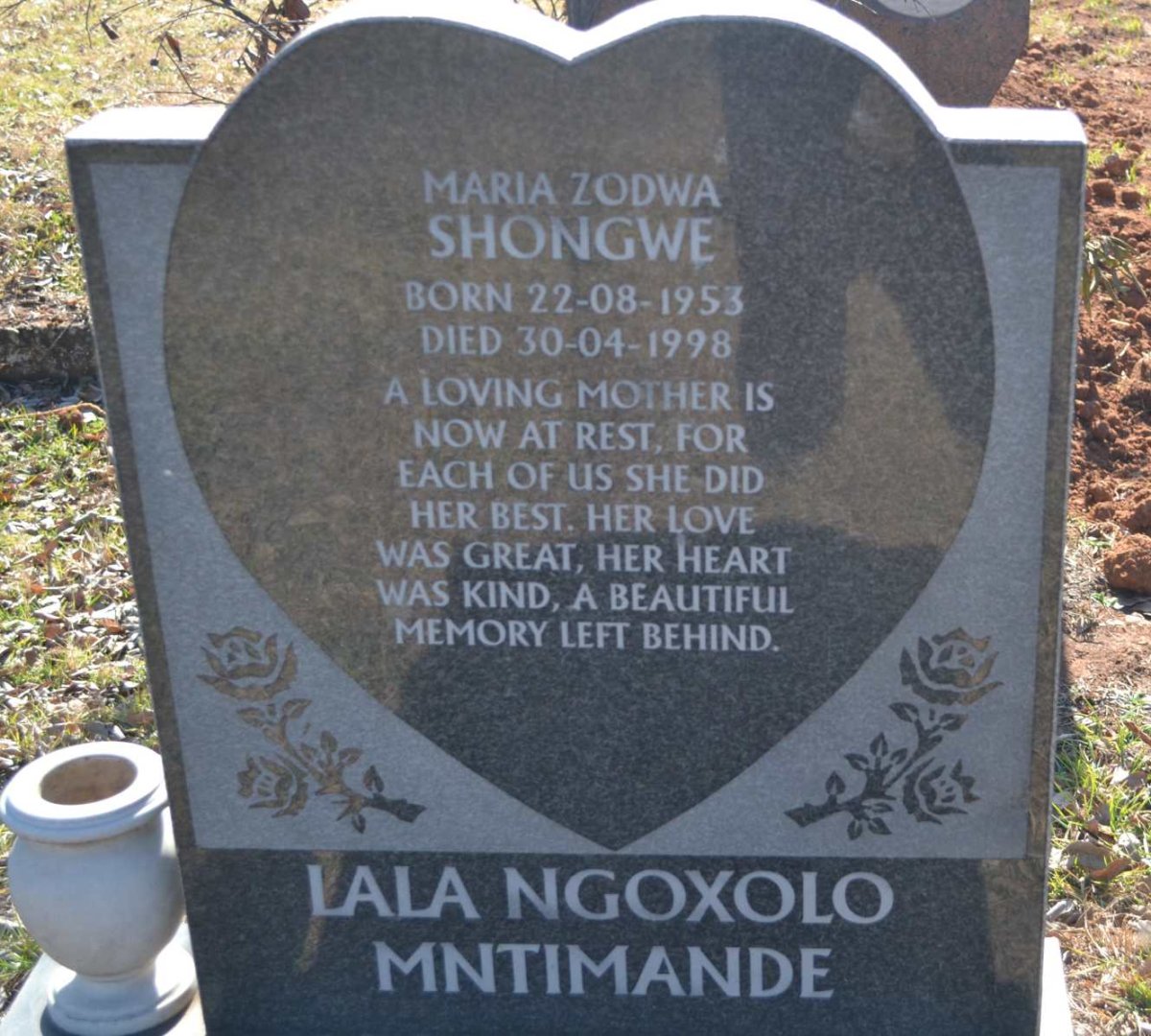 SHONGWE Maria Zodwa 1953-1998