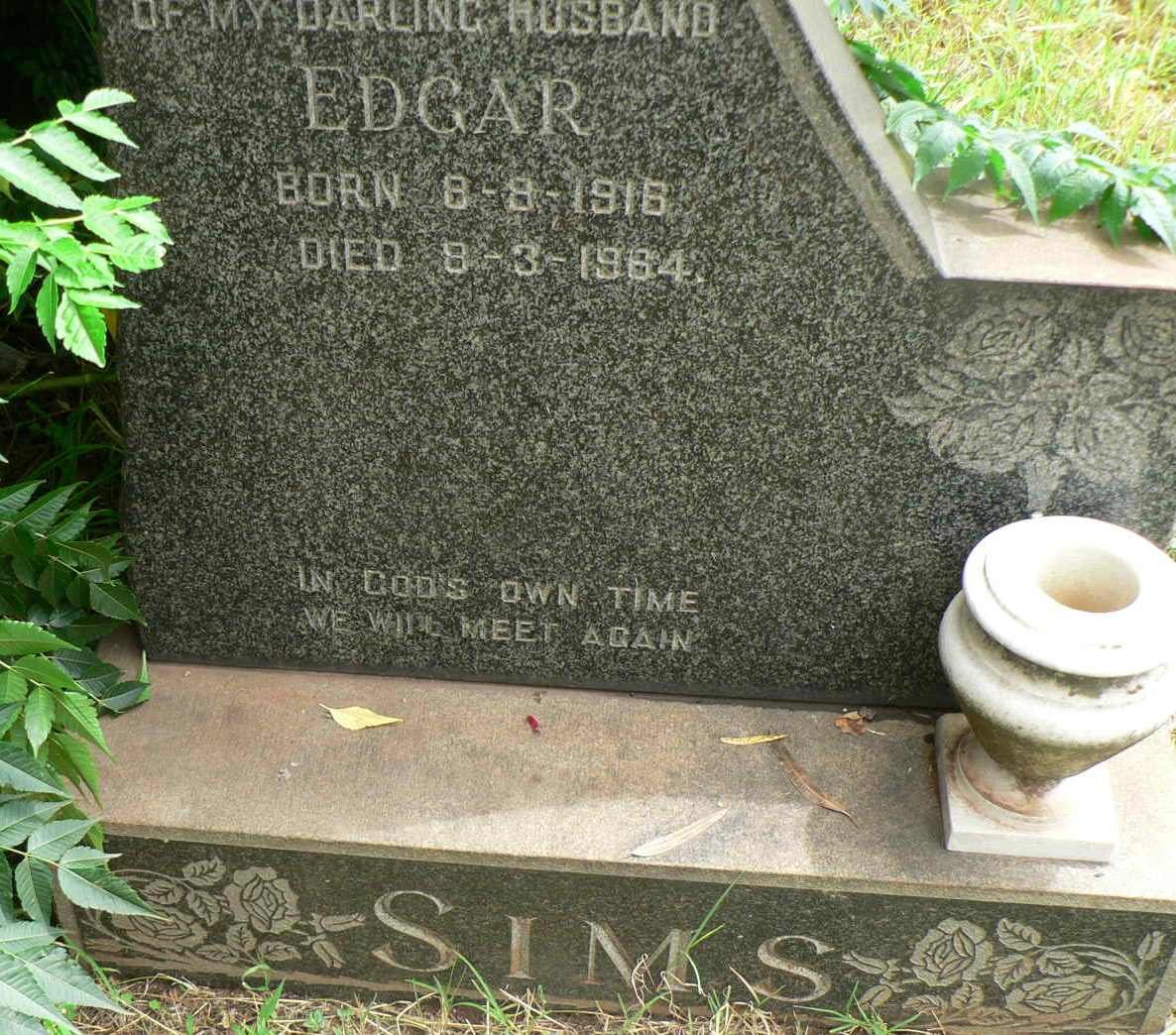 SIMS Edgar 1916-1964