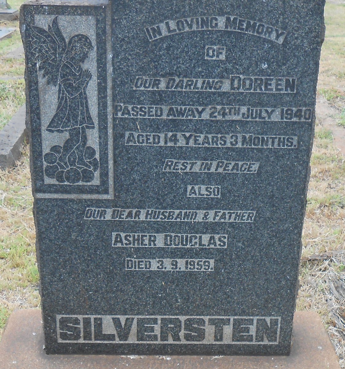 SILVERSTEN Asher Douglas -1959 :: SILVERSTEN Doreen -1940