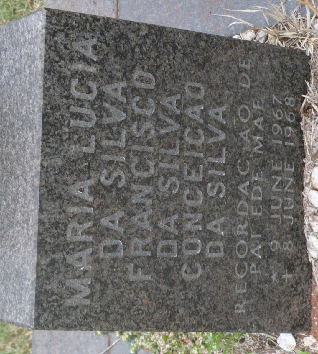 SILVA Maria Lucia, da 1967-1968 :: DA SILVA Francisco 1967-1968 :: DA SILVA Conceicao 1967-1968