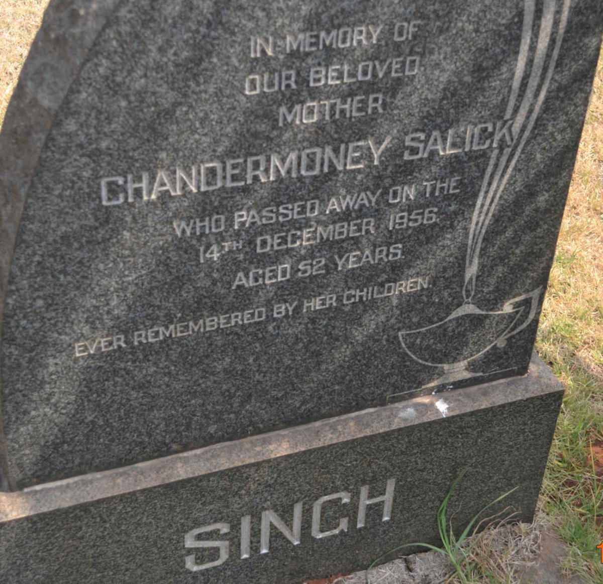 SINGH Chandermoney Salick -1956