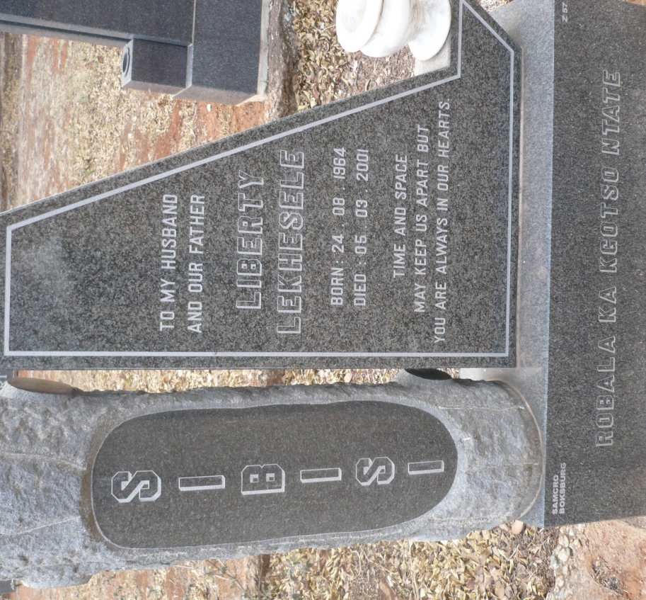 SIBISI Liberty Lekhesele 1964-2001