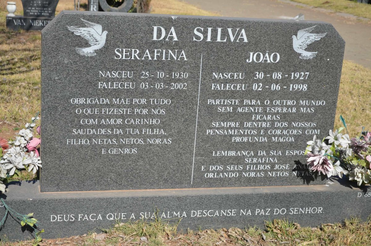 SILVA Joāo, da 1927-1998 &amp; Serafina 1930-2002