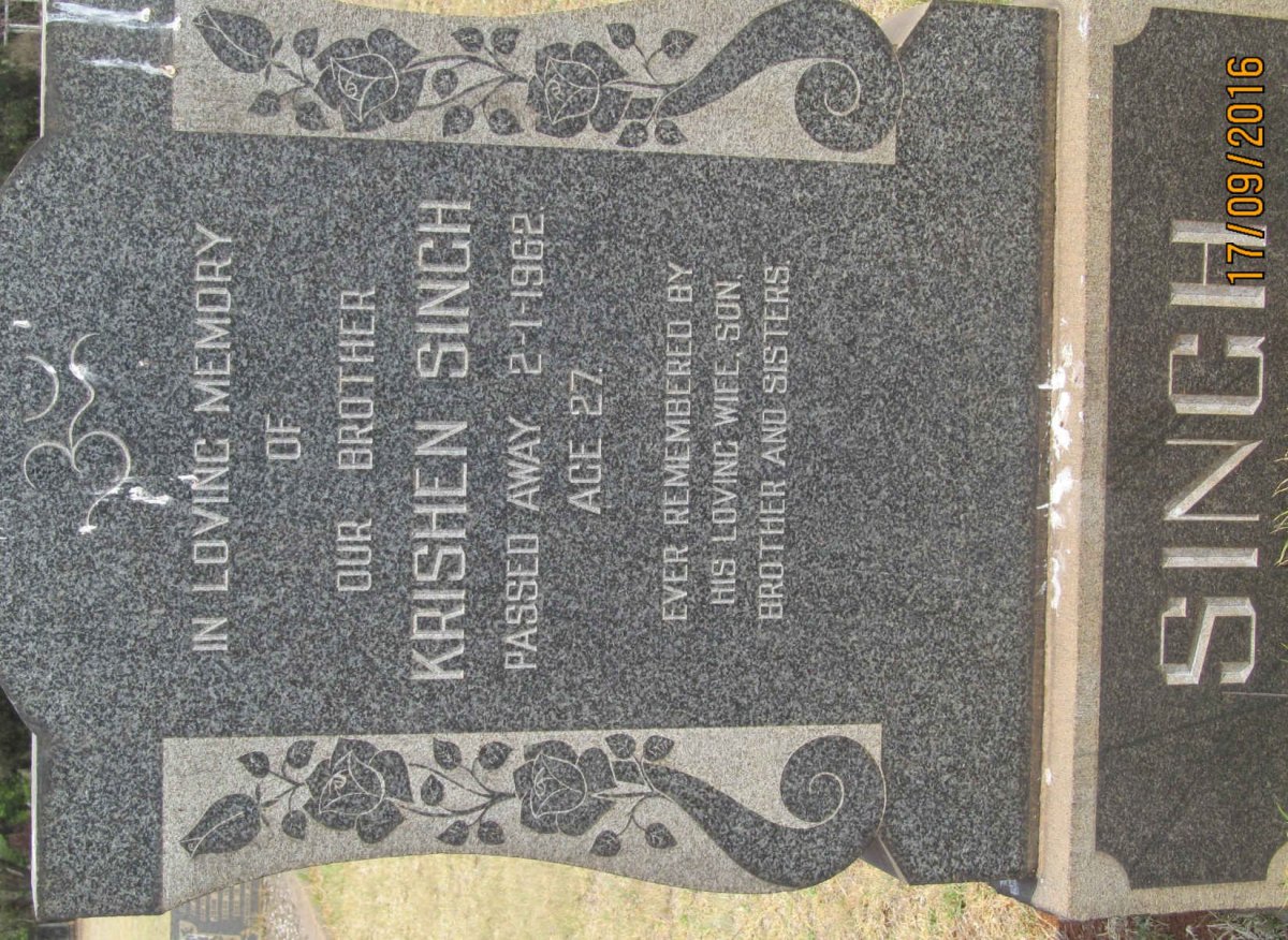 SINGH Krishen -1962