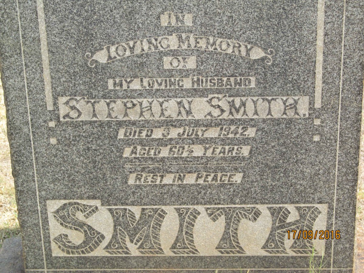SMITH Stephen -1942