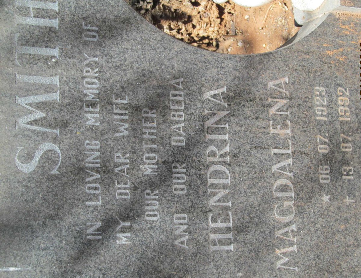 SMITH Hendrina Magdalena 1923-1992