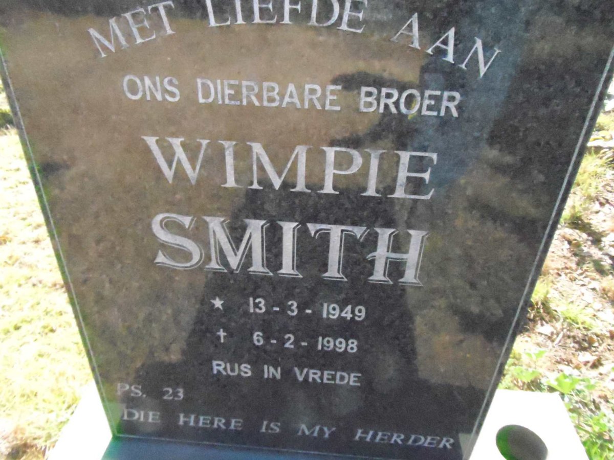 SMITH Wimpie 1949-1998