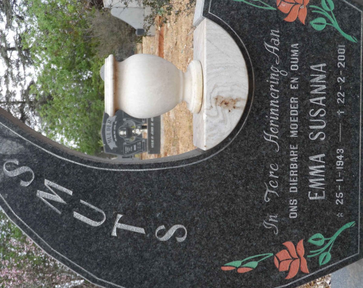 SMUTS Emma Susanna 1943-2001
