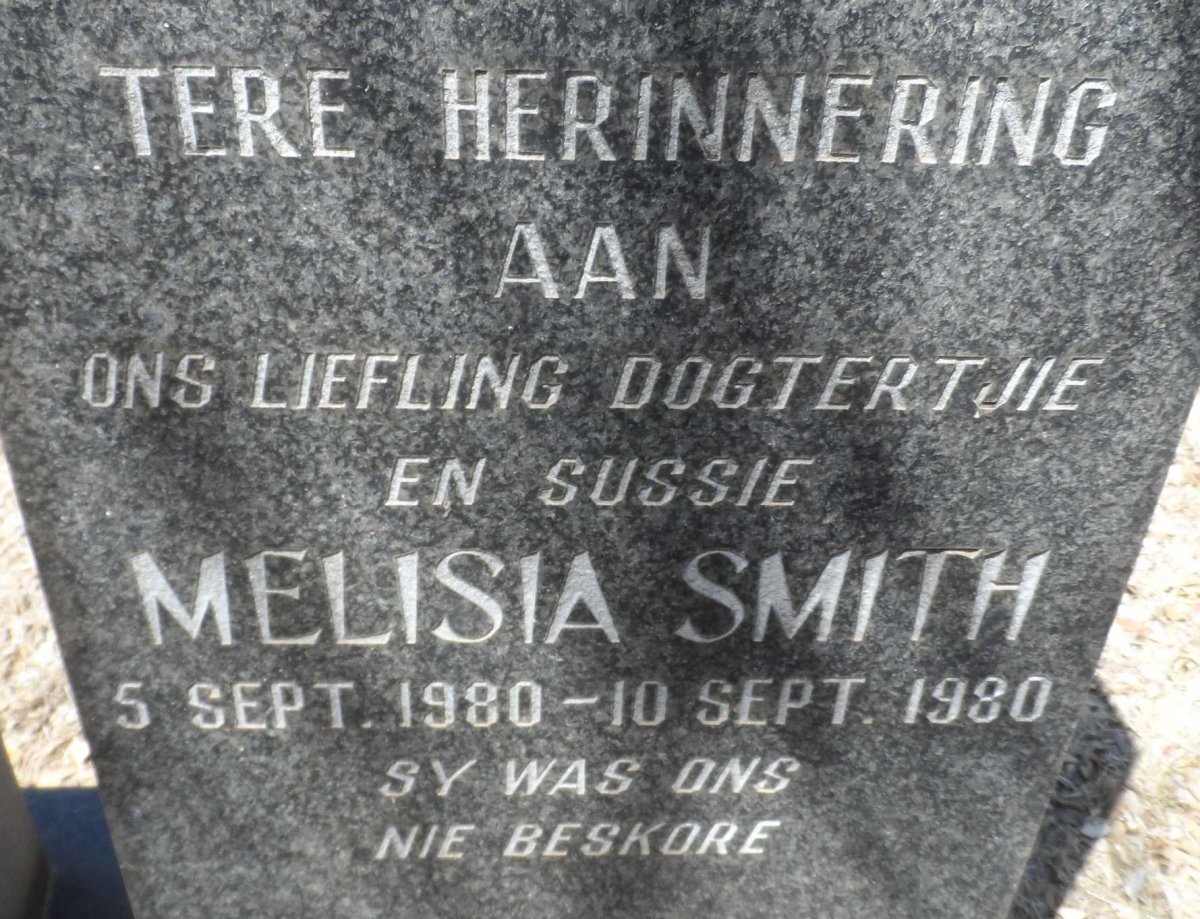 SMITH Melisia 1980-1980