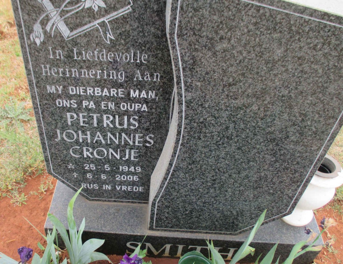 SMITH Petrus Johannes Cronje 1949-2006