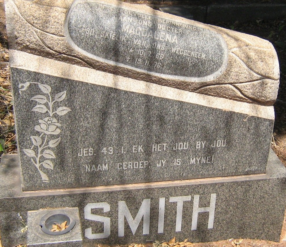 SMITH Magdalena 1966-1976