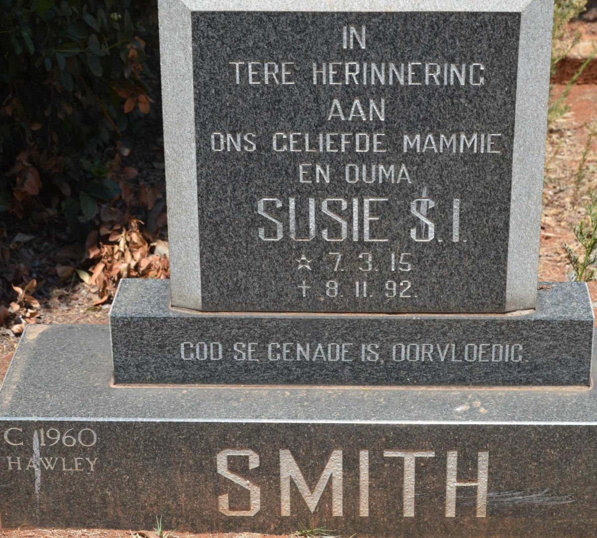 SMITH Suzie S.I. 1915-1992