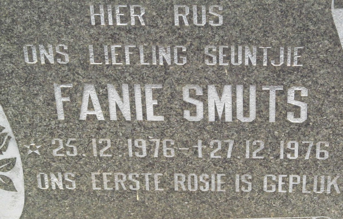 SMUTS Fanie 1976-1976