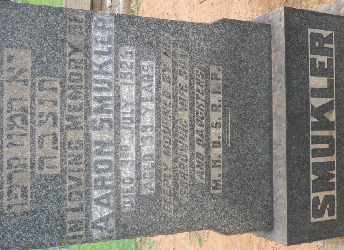 SMUKLER Aaron -1925