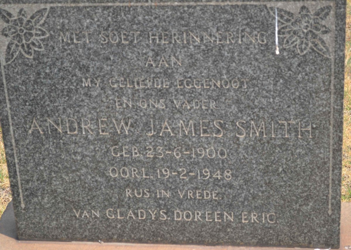 SMITH Andrew James 1900-1948