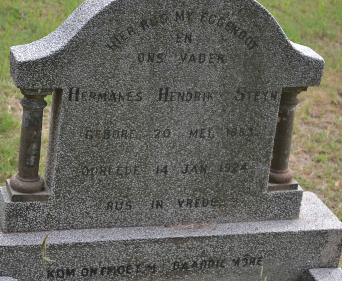 STEYN Hermanes Hendrik 1883-1924