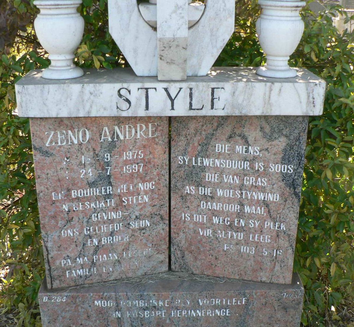 STYLE Zeno André 1975-1997
