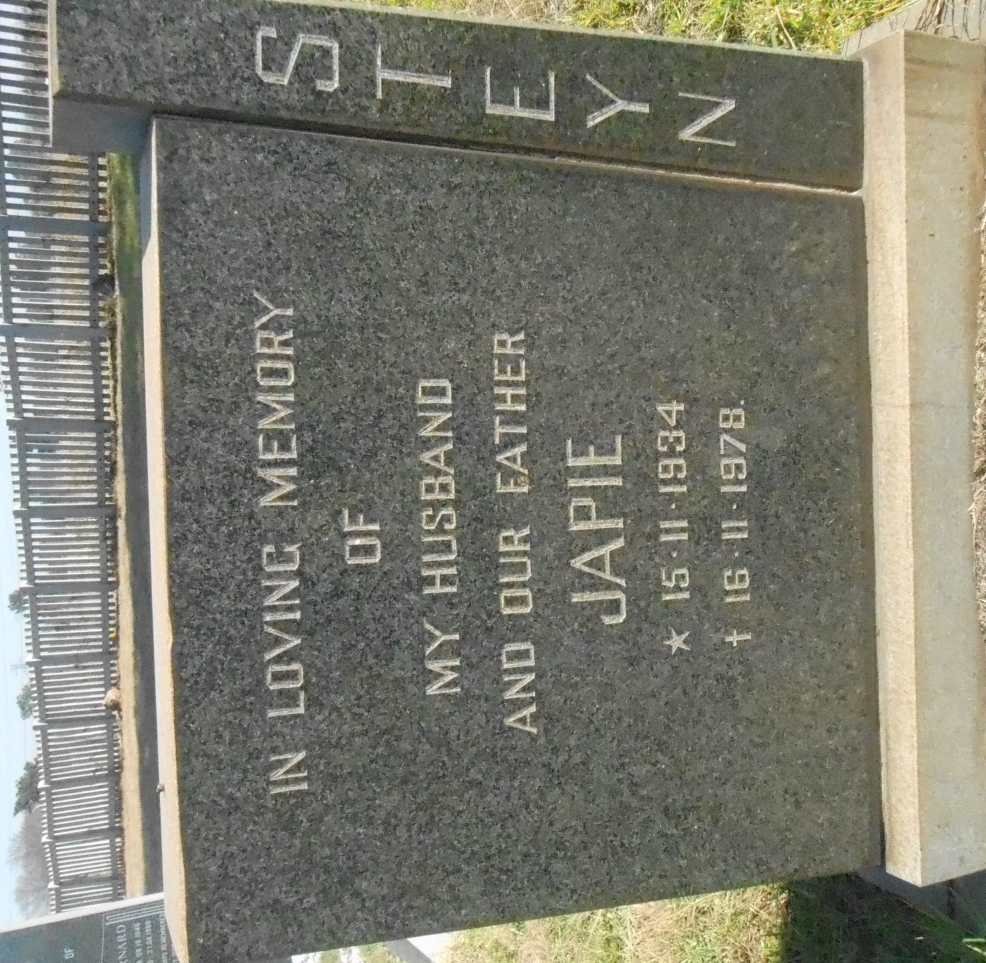 STEYN Japie 1934-1978