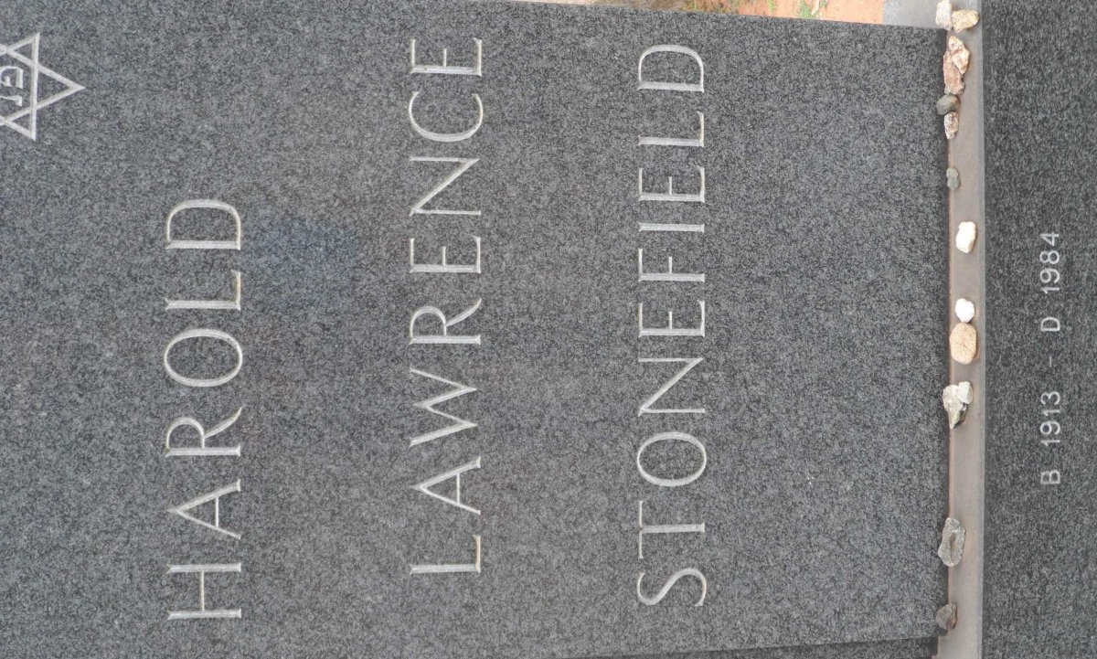 STONEFIELD Harold Lawrence 1913-1984